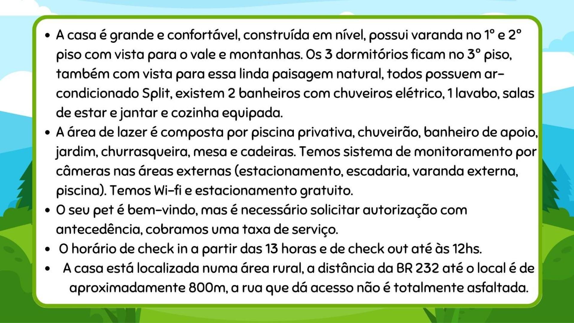 Casa Cantinho Da Paz, Seu Lazer Completo, Churrasqueira, Piscina E Muita Tranquilidade Gravata  Εξωτερικό φωτογραφία